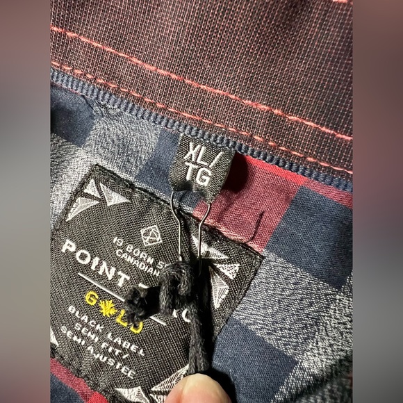 NWT Point Zero Black Label Men’s Button Down Shirt XL - Picture 6 of 10